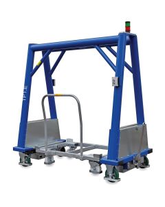 Der Portalwagen von LKE gestattet Ihnen, Ihre Transport und Routenzüge sicherer und effizienter zu machen.