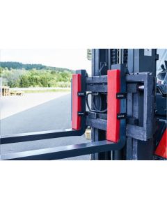 Der Prallschutz sch&uuml;tzt effektiv vor Sch&auml;den an Gabelstaplern und Infrastruktur durch Kollisionen.