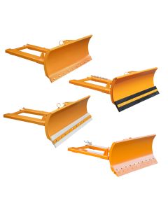 Der robuste Schneeschieber f&uuml;r Ihren Gabelstapler ist in vier Ausf&uuml;hrungen erh&auml;ltlich. 