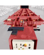 Container-Belade-System mit Bedieneinheit.