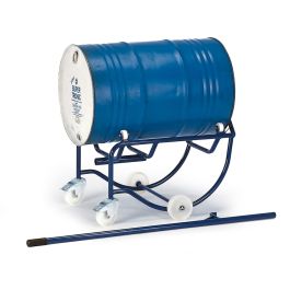Eurokraft Pro Fasskipper Für 200-Liter-Fässer - Mit Ölauffangwanne & 4 Rollen