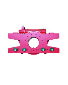 Bolzoni Drehgerät für Gabelstapler mit integrierten Gabelzinken zur präzisen Lastaufnahme und 360° Rotation in der Intralogistik